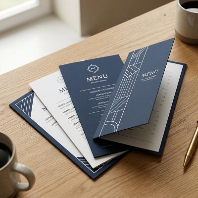 Multi-Panel Folded Menu