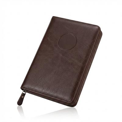 Executive Leather Journal — Zippered