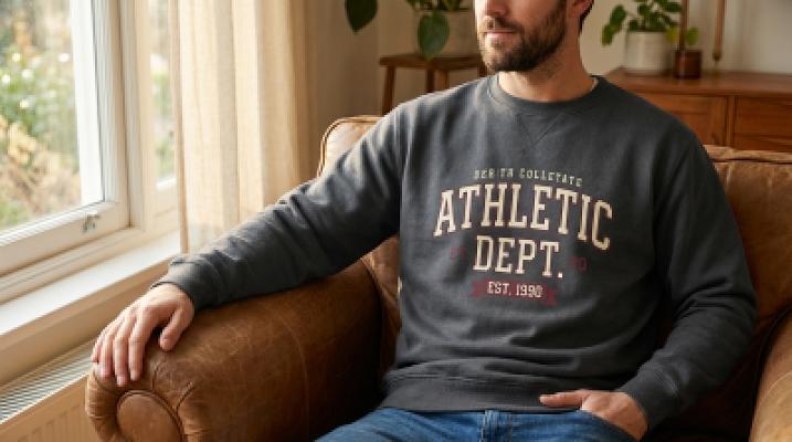 Crewneck Sweatshirt — Screen Print — alternate view