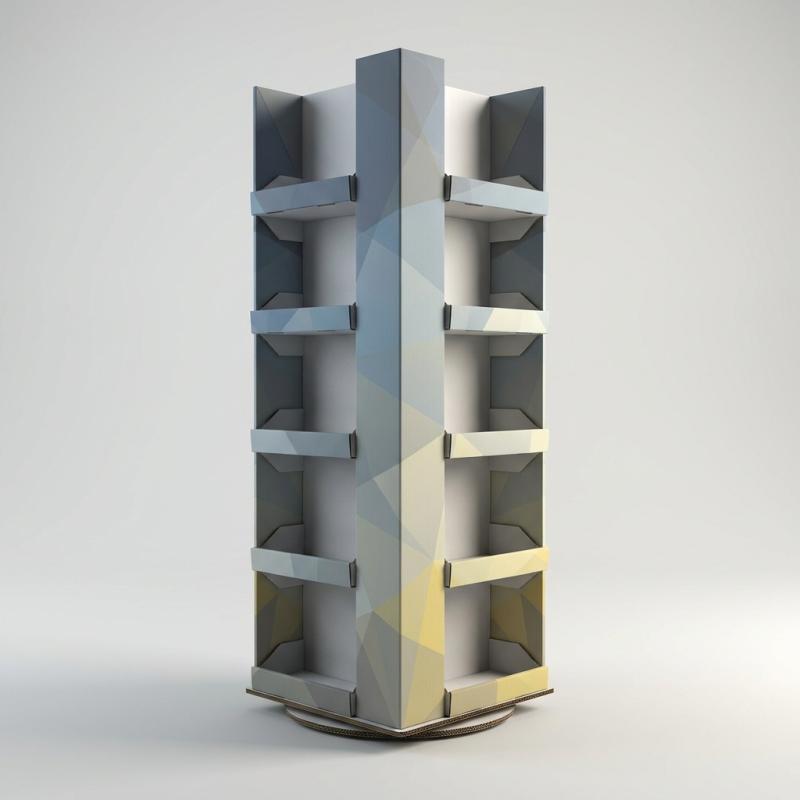 Rotating Floor Display — 4 Sided