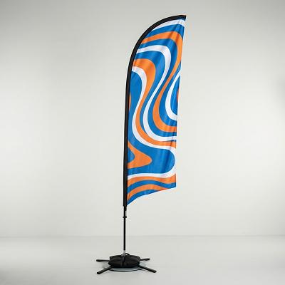 Custom Feather Flag — 12ft — alternate view