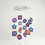 Hanging Ceiling Dangler Set