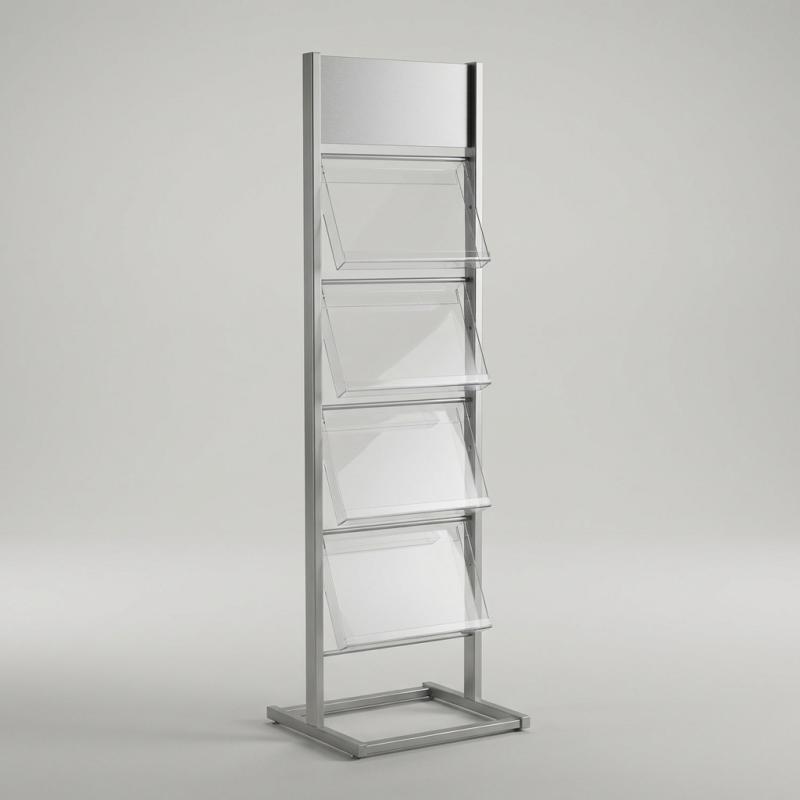 Literature Holder Stand — Tri-Fold