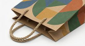 Kraft Shopping Bag with Rope Handles