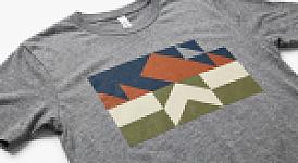 Custom Screen-Printed Crew Neck T-Shirt