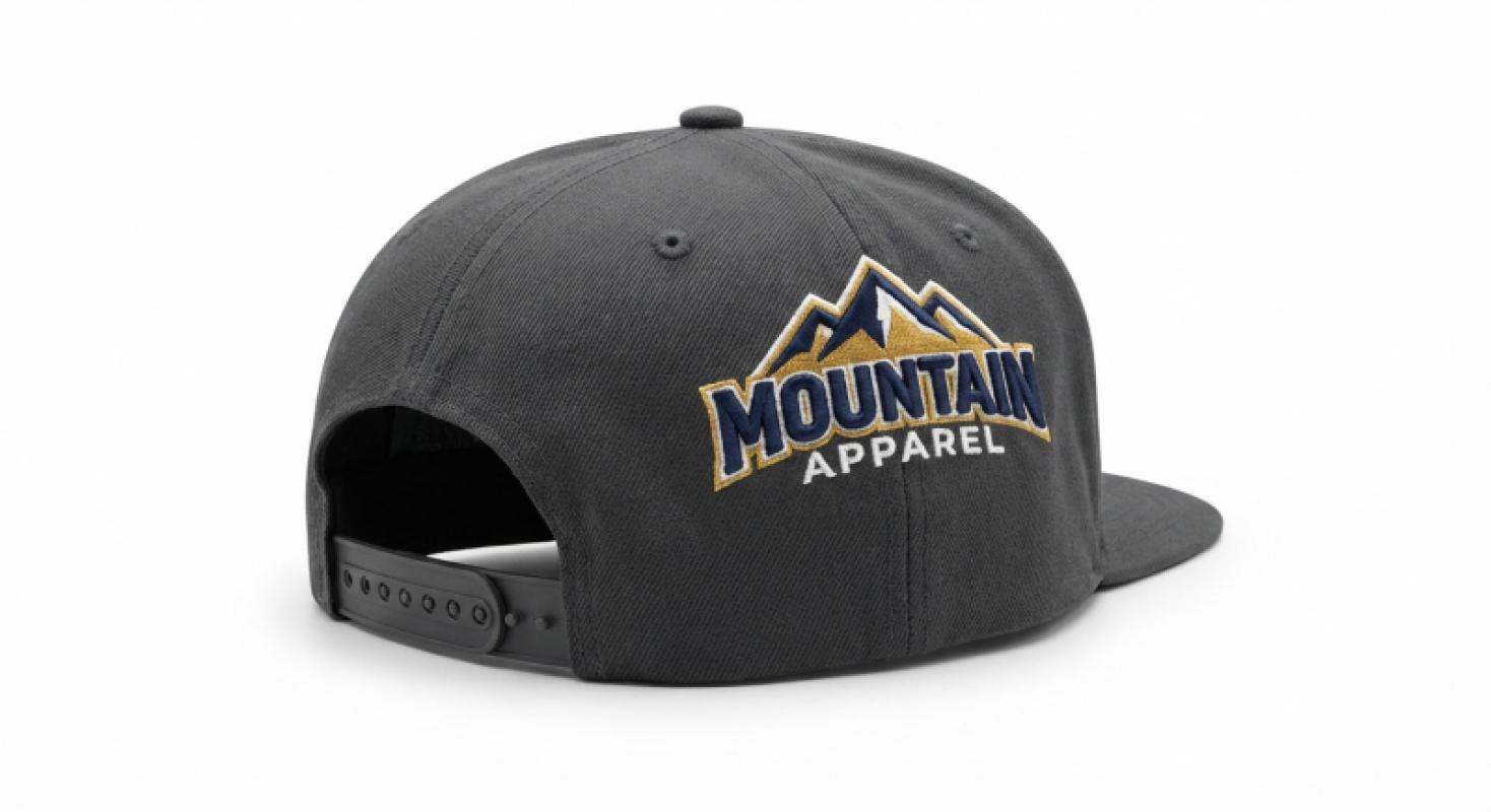 Embroidered Snapback Cap