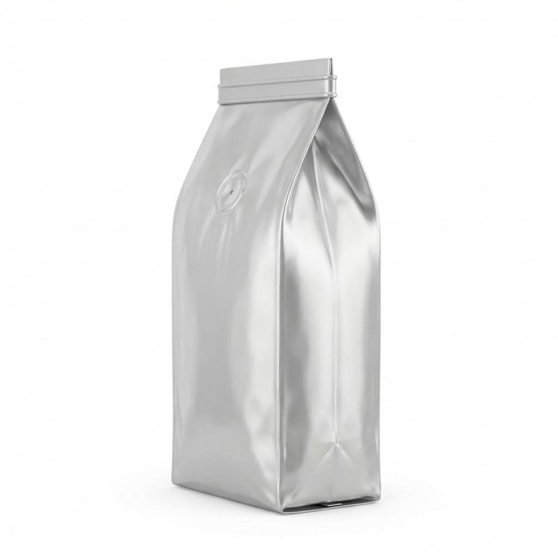 Flat Bottom Coffee Pouch — Tin Tie