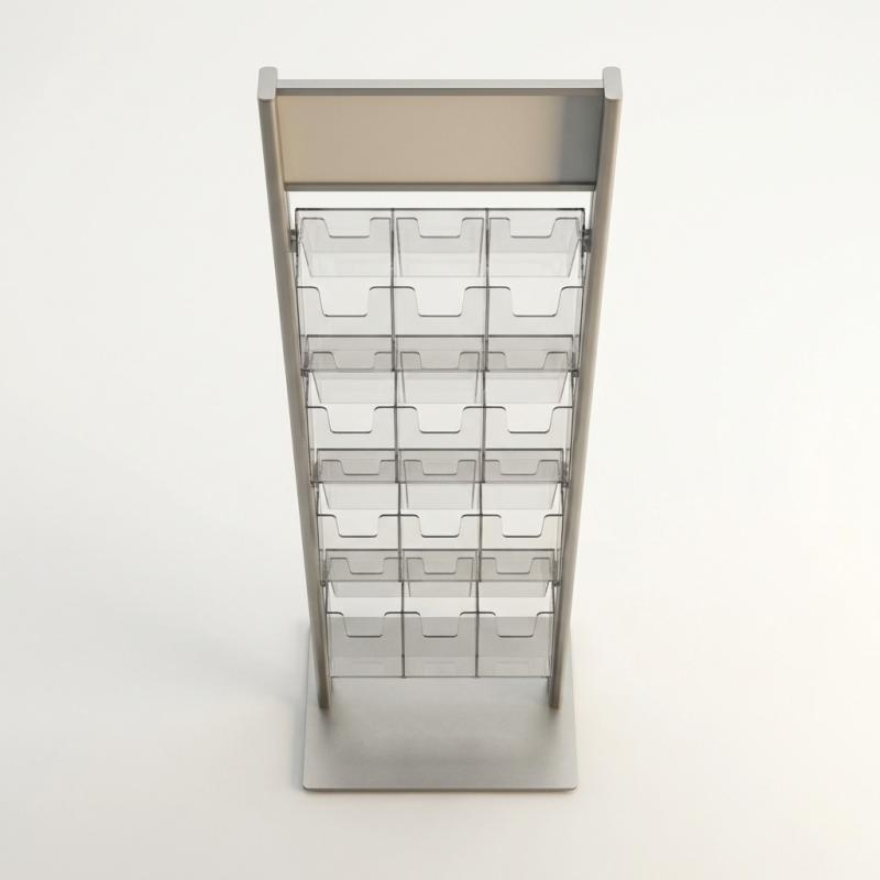 Literature Holder Stand — Tri-Fold