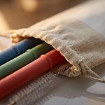 Reusable Silicone Straw Set