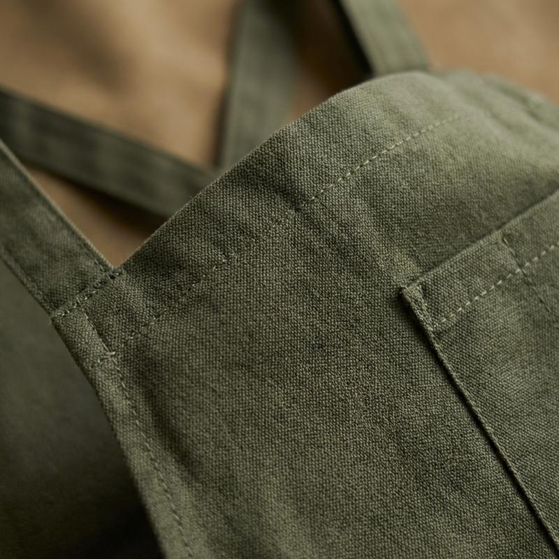 Barista Bib Apron — Full Length