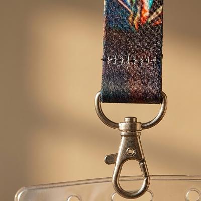 Custom Lanyard with Badge Holder — alternate view