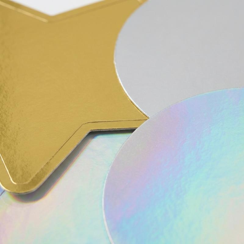 Metallic Finish Stickers