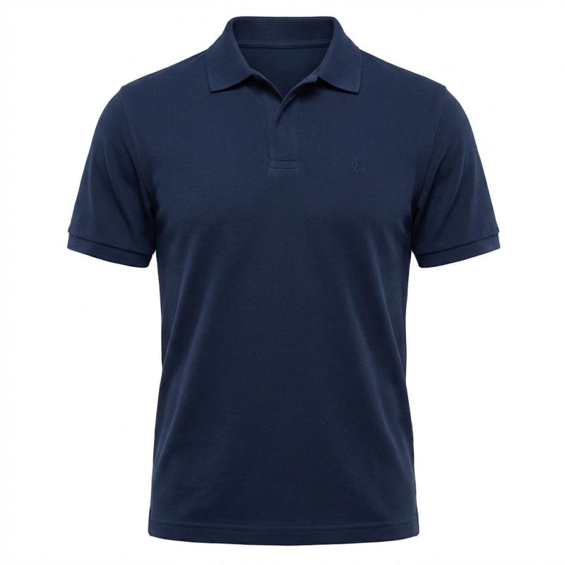 Cotton Pique Polo — Embroidered