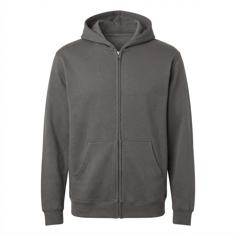 Zip-Up Hoodie — Full Zip